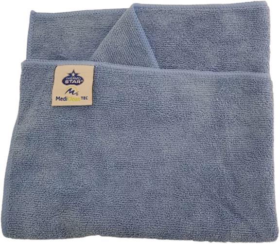 Panno microfibra blu