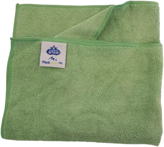 Panno microfibra verde