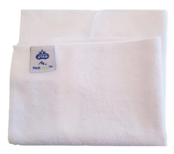 Panno microfibra bianco
